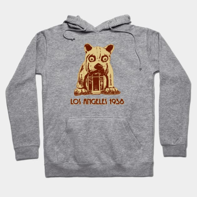 Bulldog Cafe Hoodie by AngryMongoAff